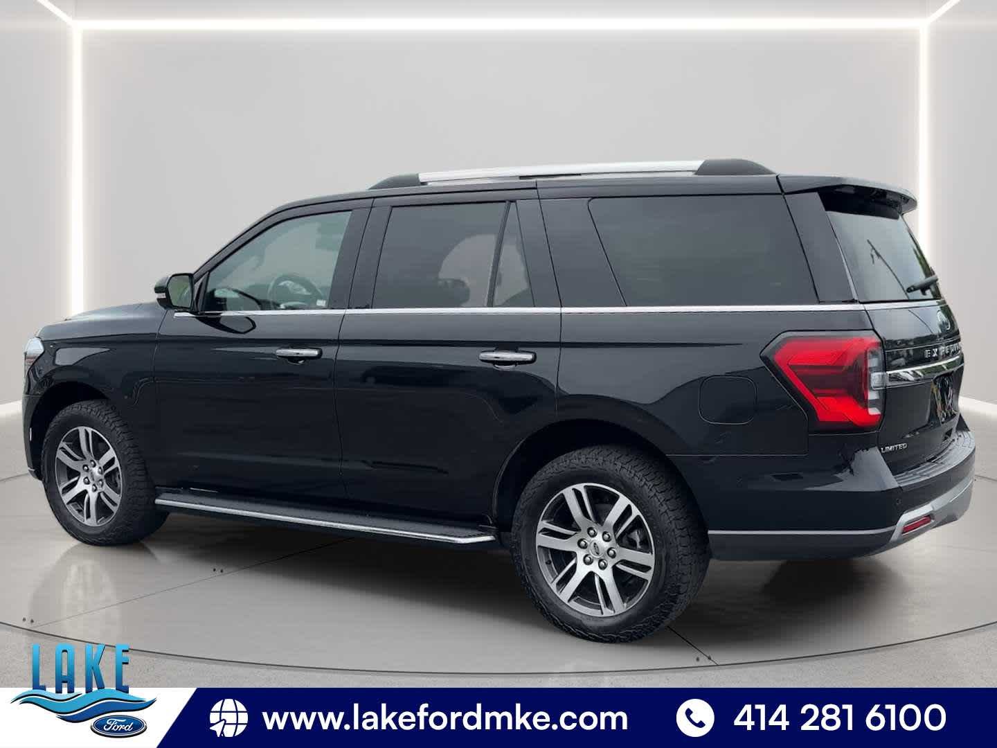 Used 2023 Agate Black Metallic Ford Limited image 6