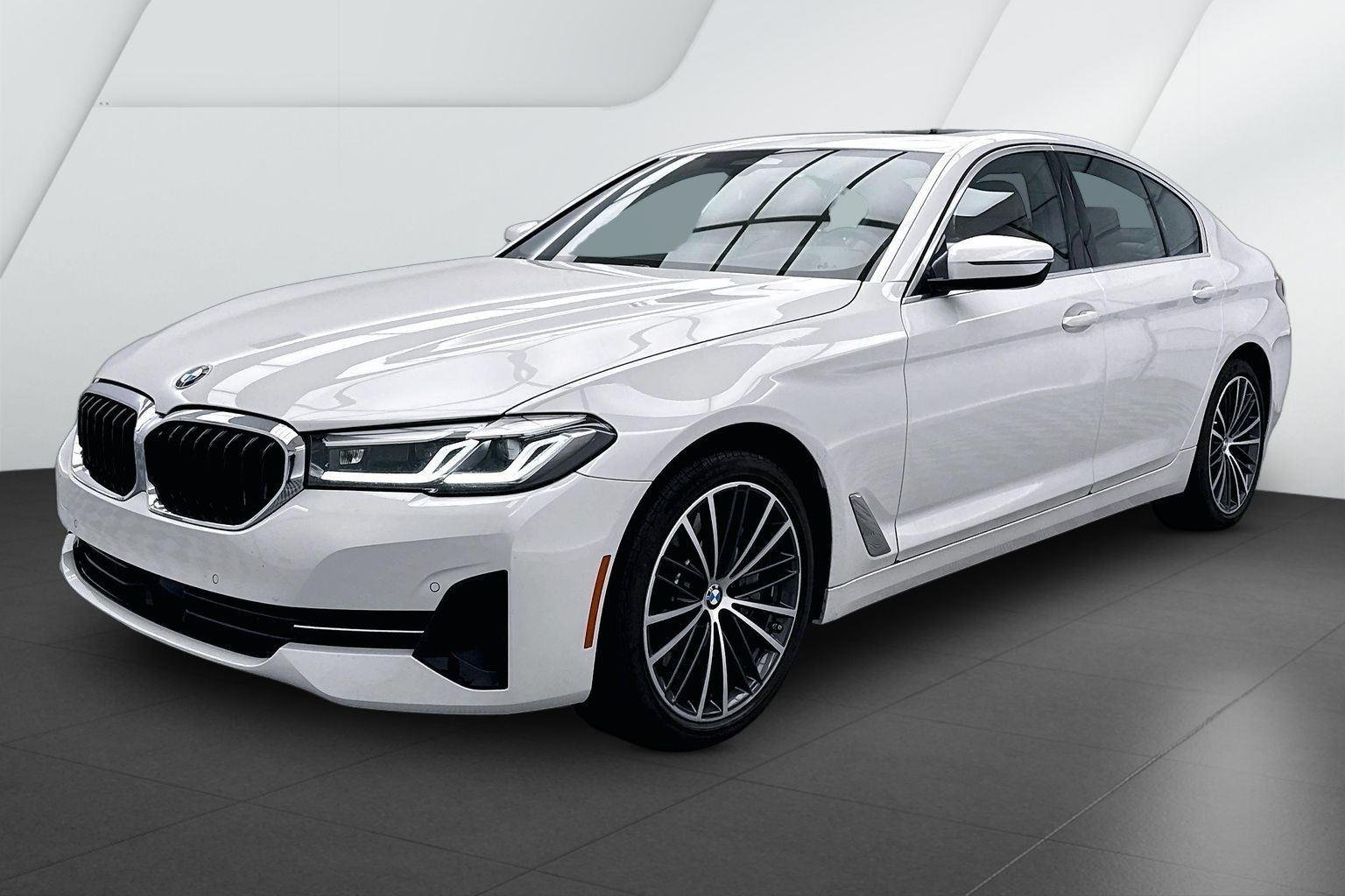 Certified Used 2023 Mineral White Metallic BMW 540i xDrive image 3