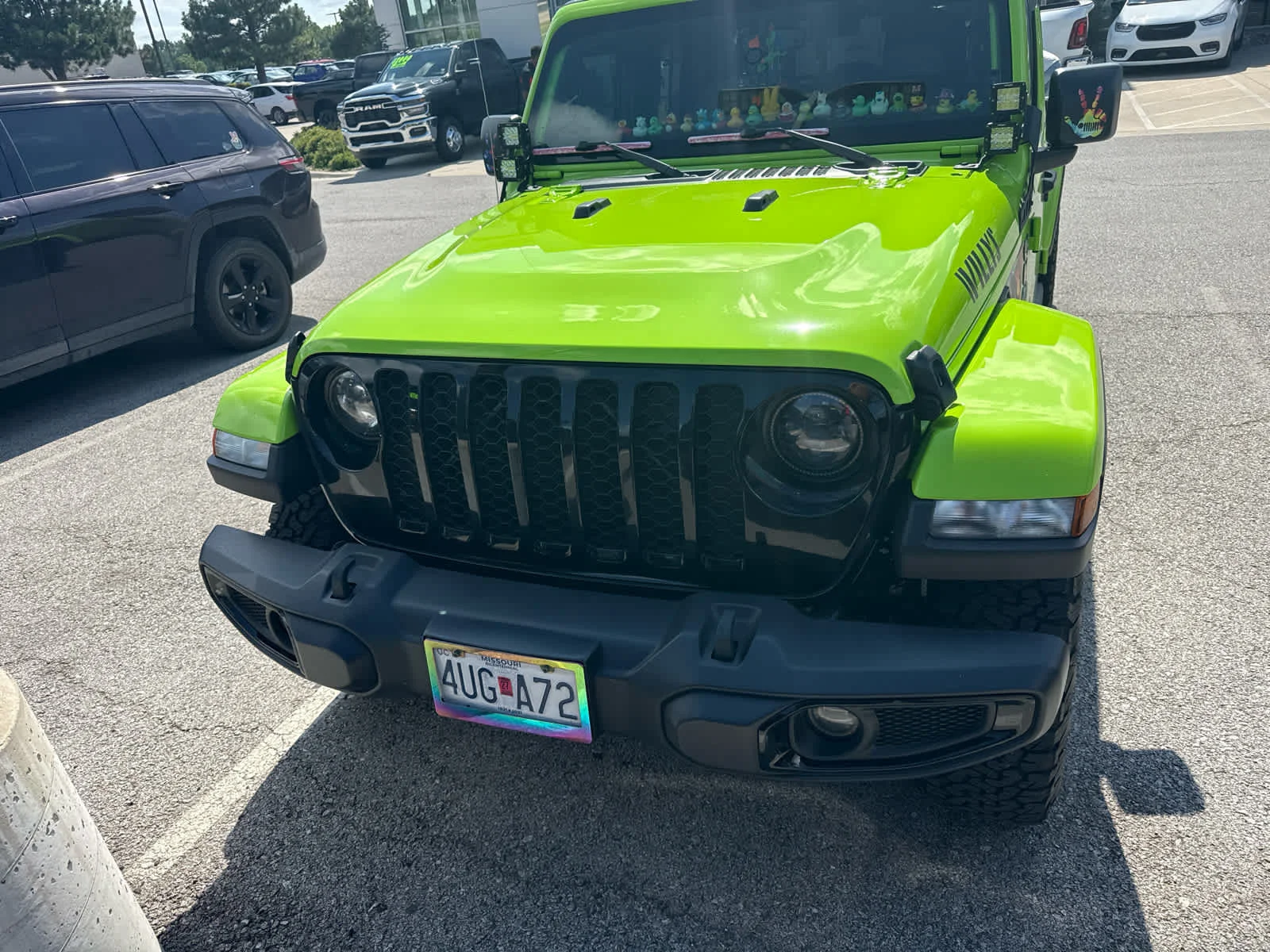 Used 2021 Limited Edition Gecko Clearcoat Jeep Willys image 2