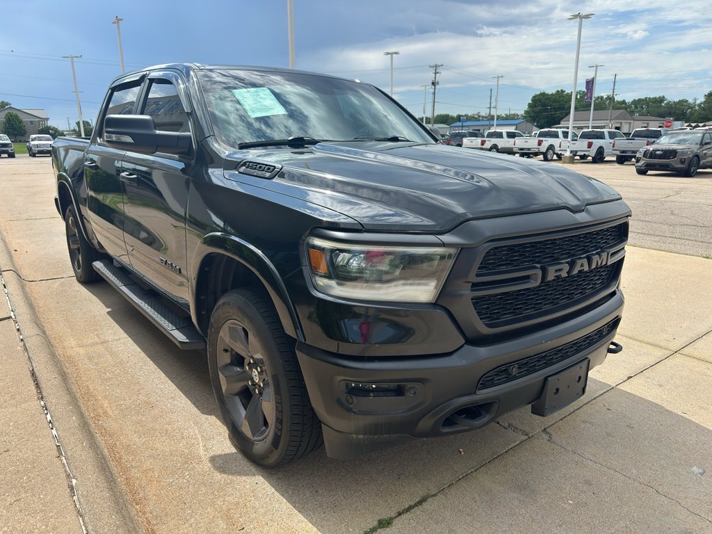 Used 2020 Diamond Black Crystal Pearl Ram Big Horn image 2