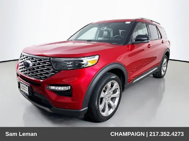 Used 2020 Red Ford Platinum image 3