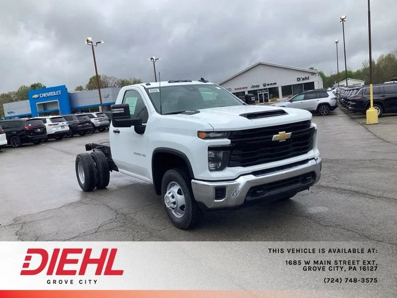 New 2026 Summit White Chevrolet Work Truck image 1