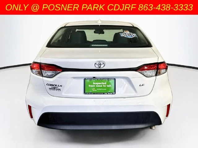 Used 2024 White Toyota LE image 6
