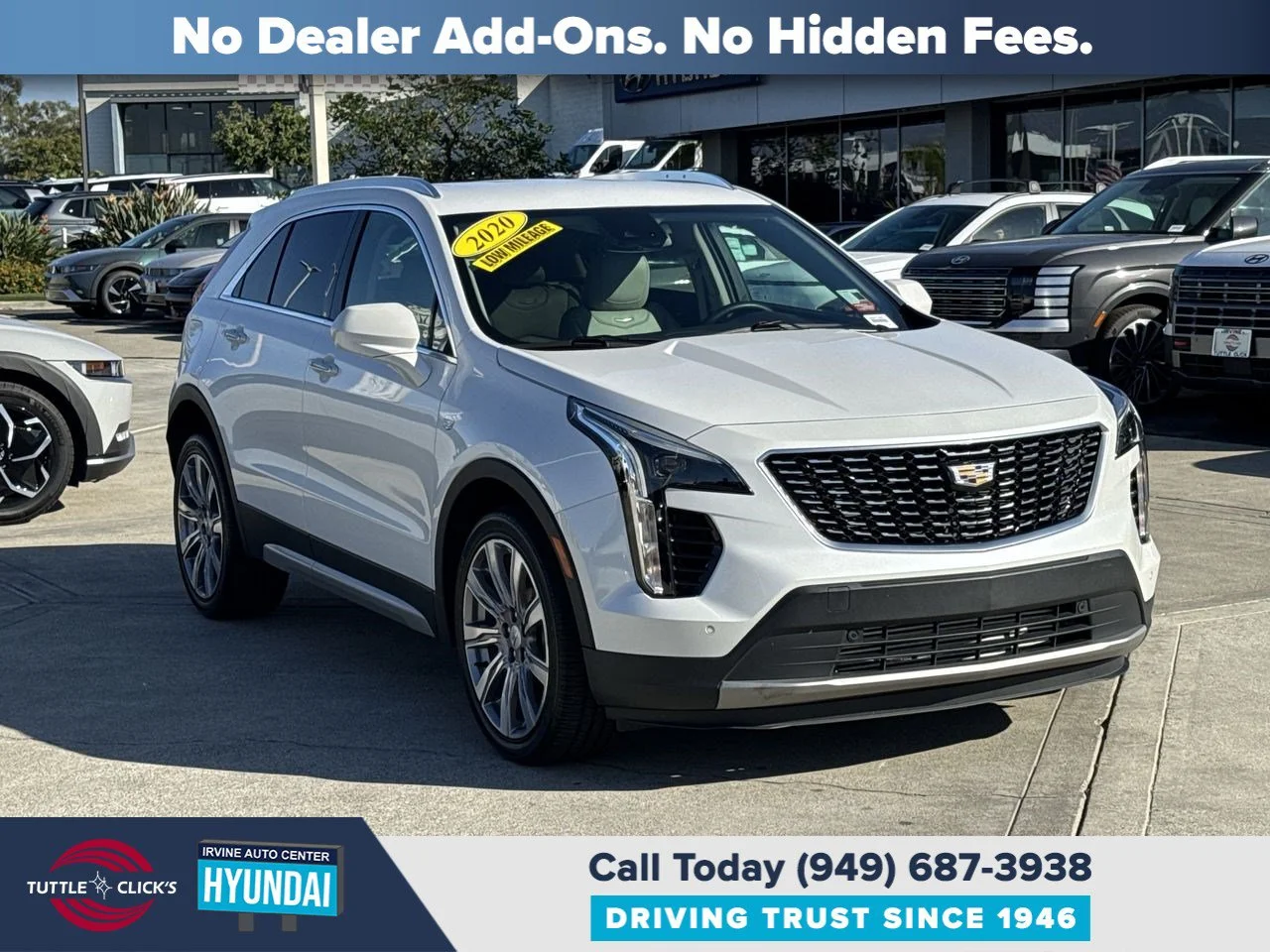 Used 2020 CRYSTAL WHITE TRI CADILLAC TRUCK AWD PREMIUM LUXUR image 12