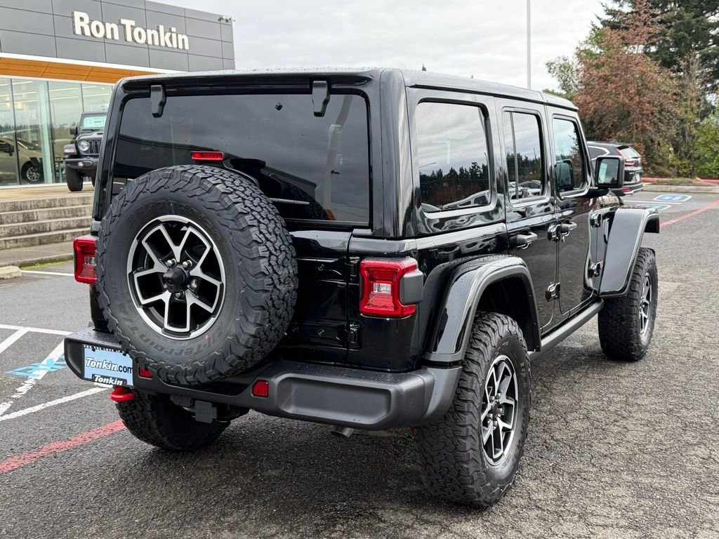 New 2026 Black Clear-Coat Exterior Paint Jeep Rubicon image 8