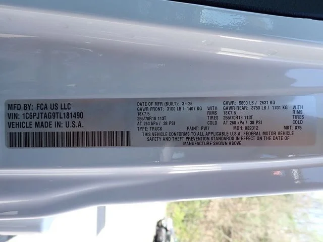 New 2026 White Jeep Sahara image 16