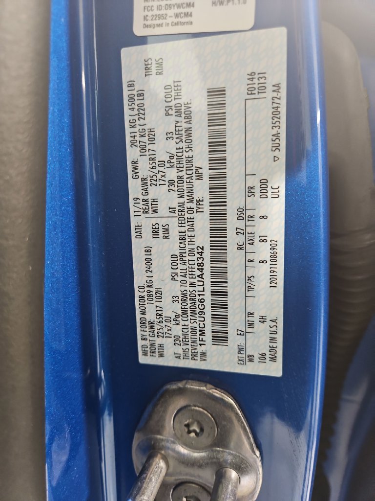 Used 2020 Blue Metallic Ford SE image 30