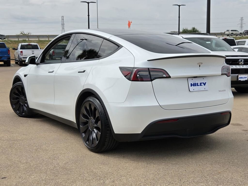 Used 2023 White Tesla Performance image 3