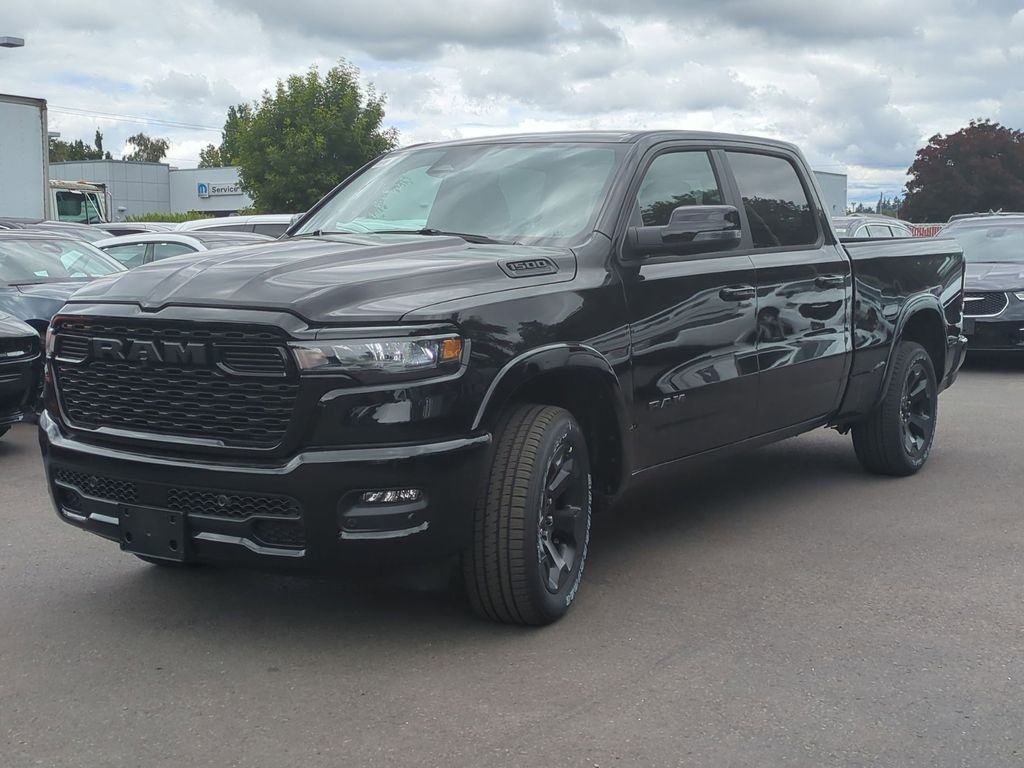 New 2026 Diamond Black Crystal Pearl-Coat Exterior Paint RAM Big Horn/Lone Star image 3