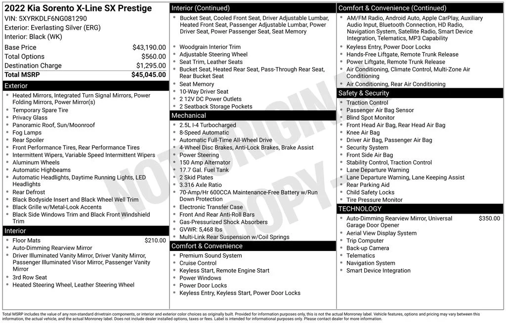 Used 2022 Everlasting Silver Kia X-Line SX Prestige image 5