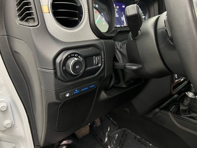 Used 2024 Bright White Clearcoat Jeep Sahara 4xe image 17