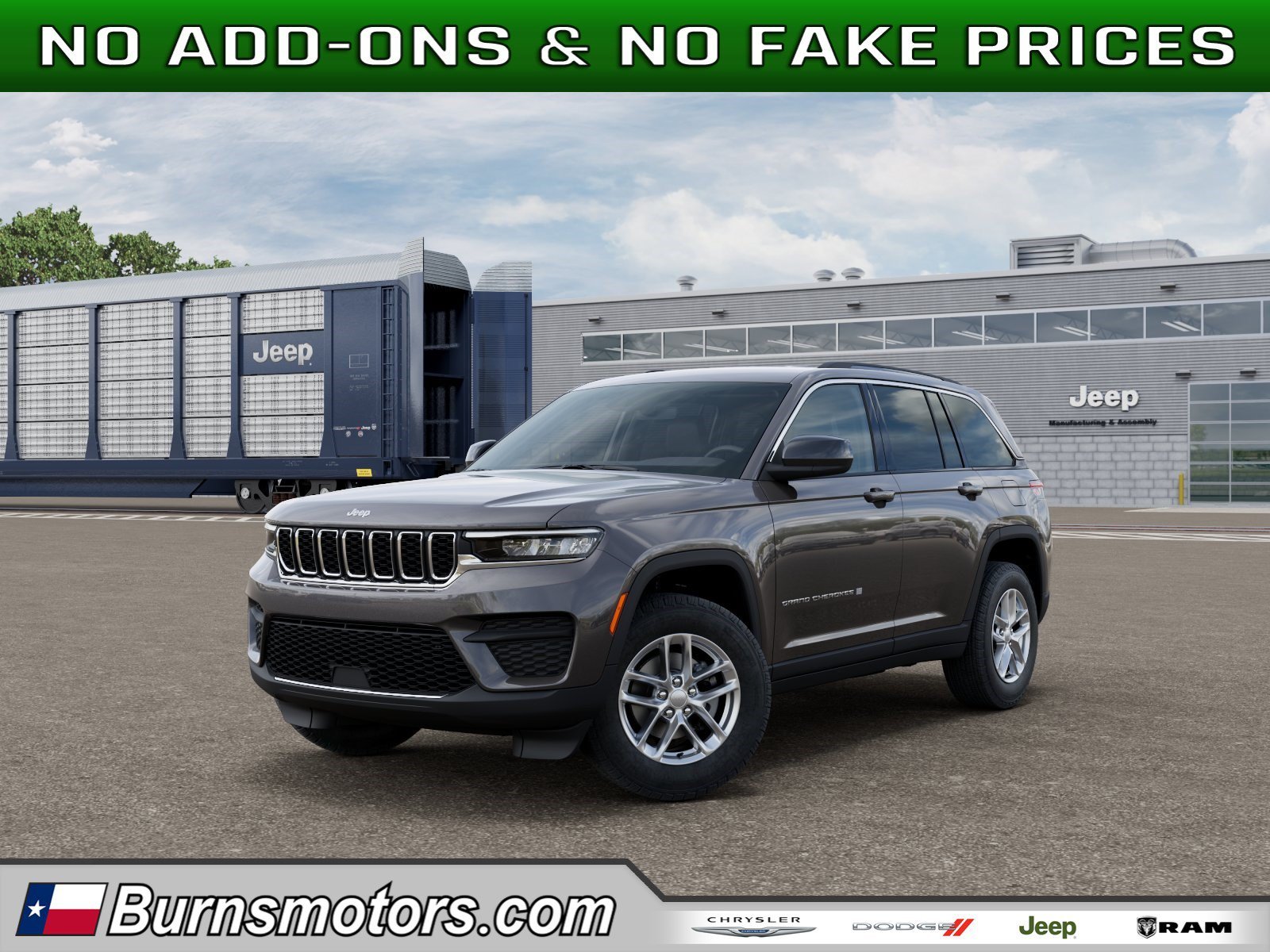 New 2026 Baltic Gray Metallic Clear-Coat Exterior Paint Jeep Laredo image 1