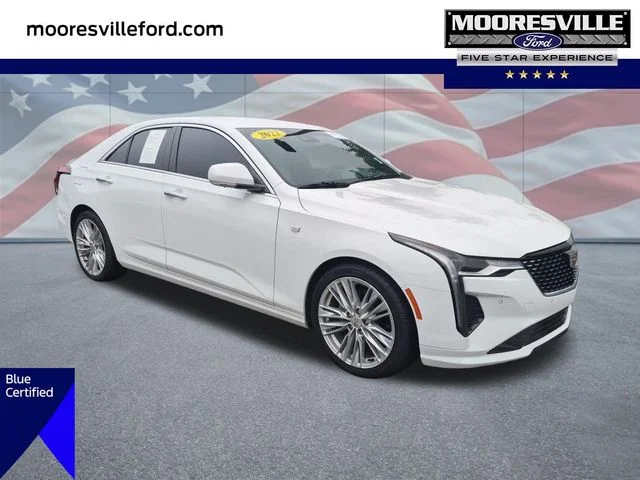 Used 2022 White Cadillac Premium Luxury image 1
