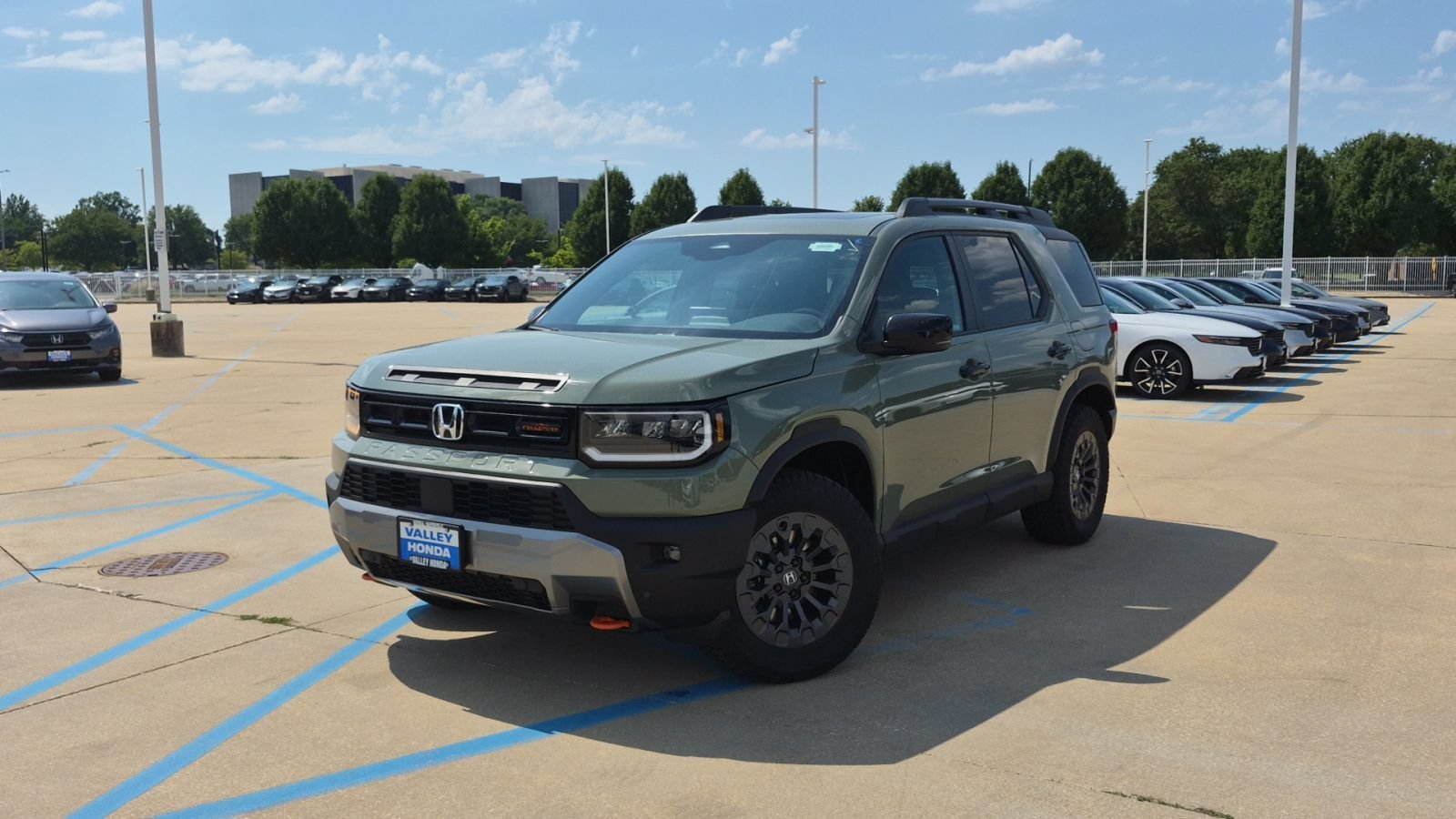 New 2026 Ash Green Metallic Honda TrailSport image 2
