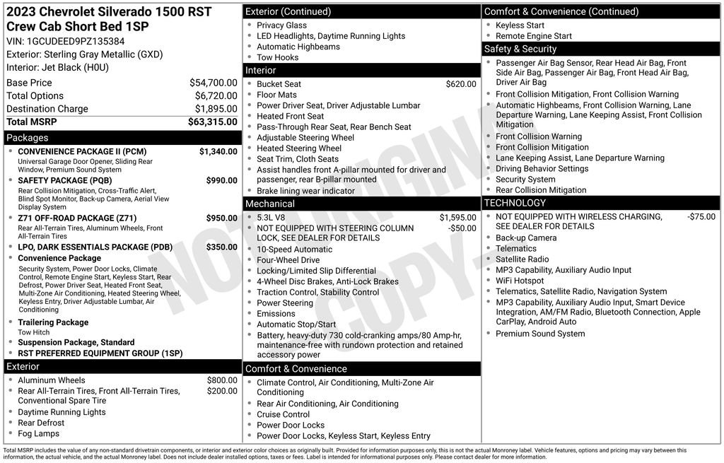 Used 2023 Gray Chevrolet RST image 9