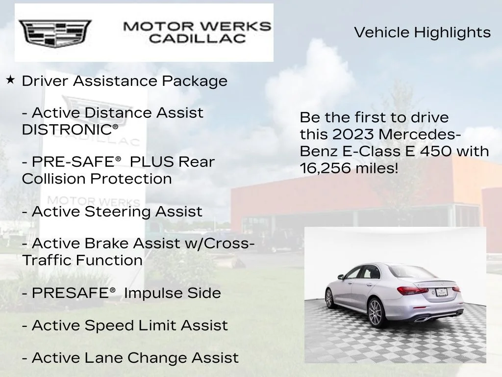Used 2023 Silver Mercedes-Benz E 450 image 12