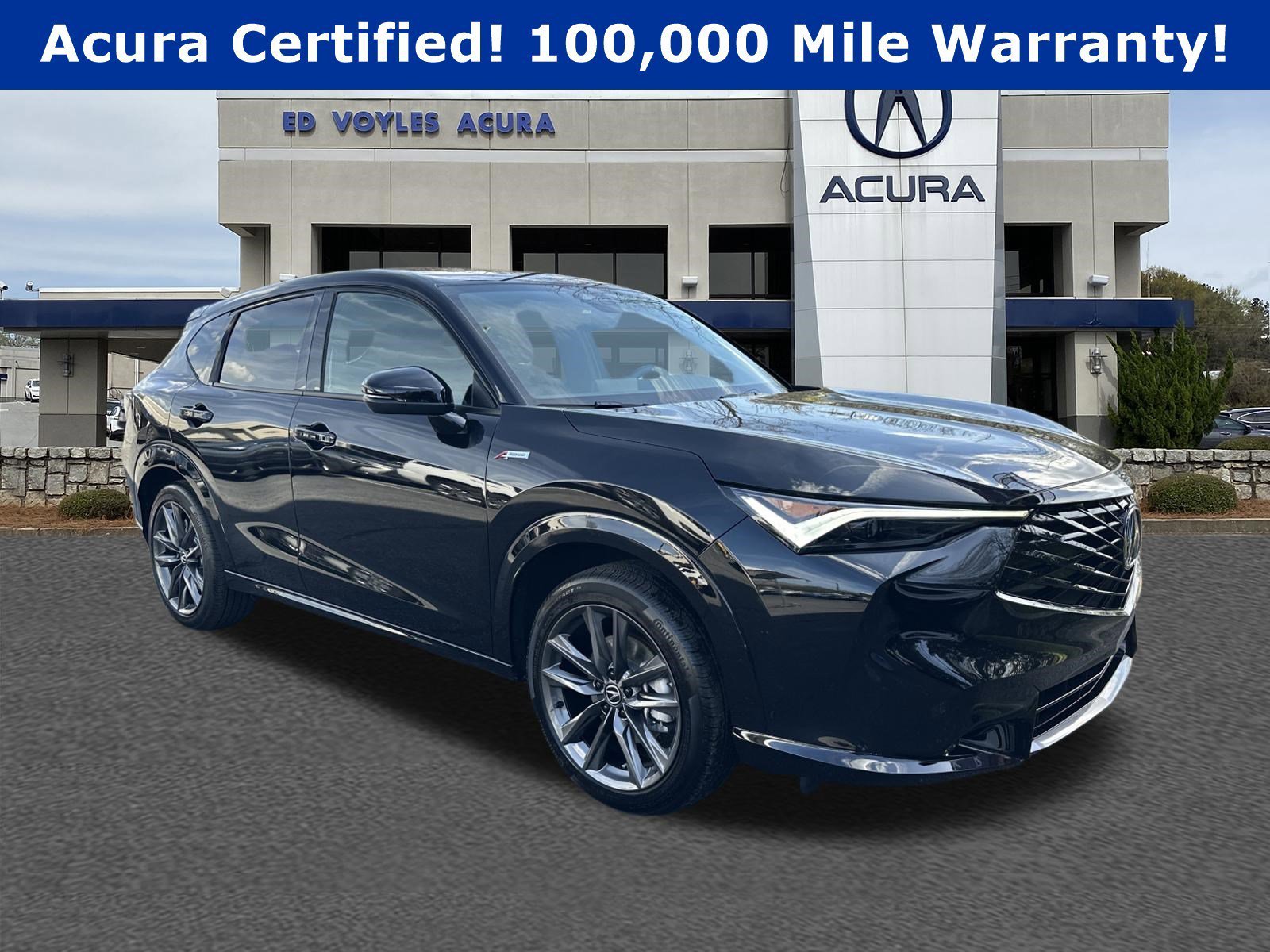 Used 2025 Crystal Black Pearl Acura w/A-Spec Package image 3