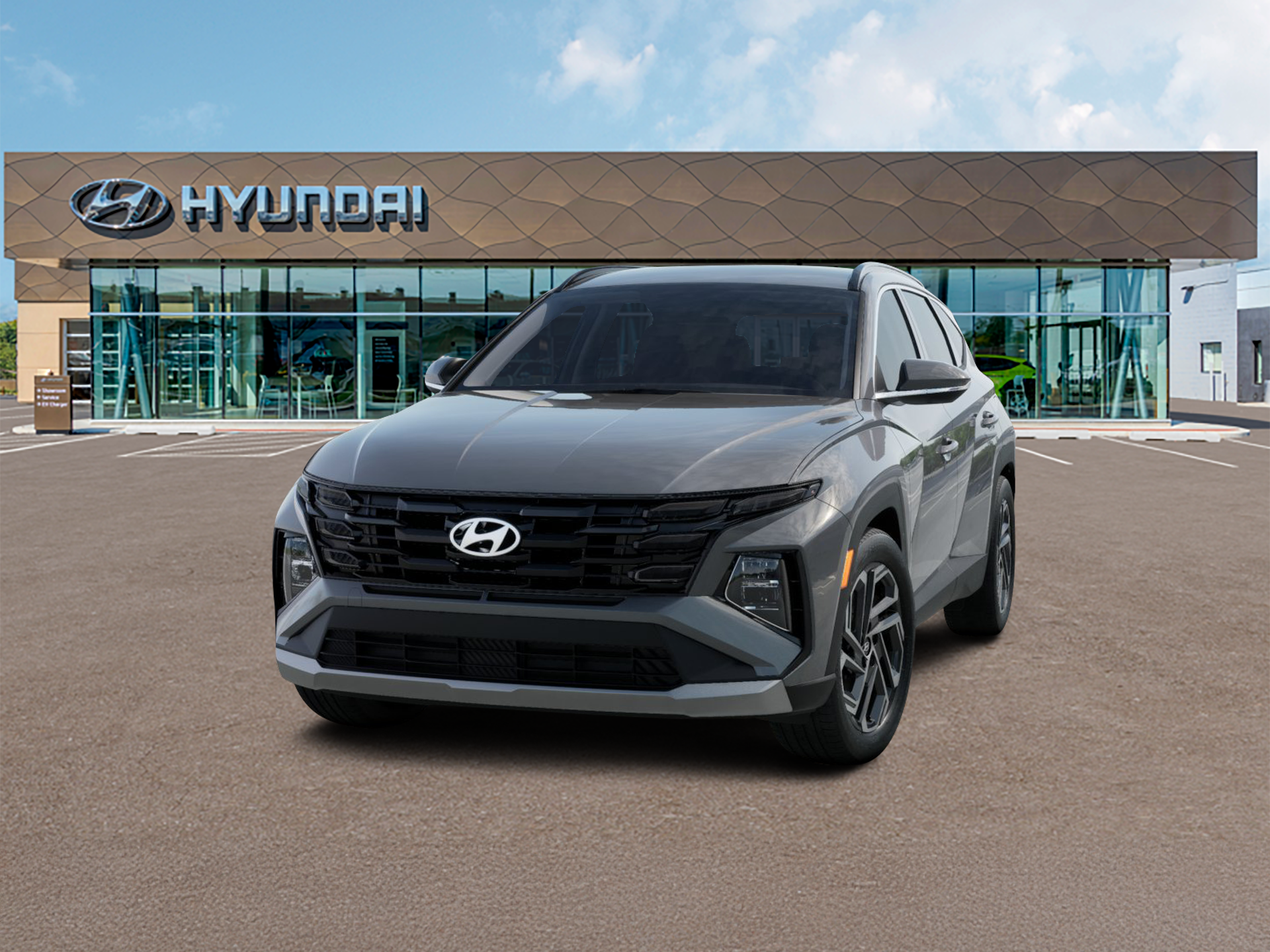 New 2026 Gray Hyundai SEL Plus AWD image 1