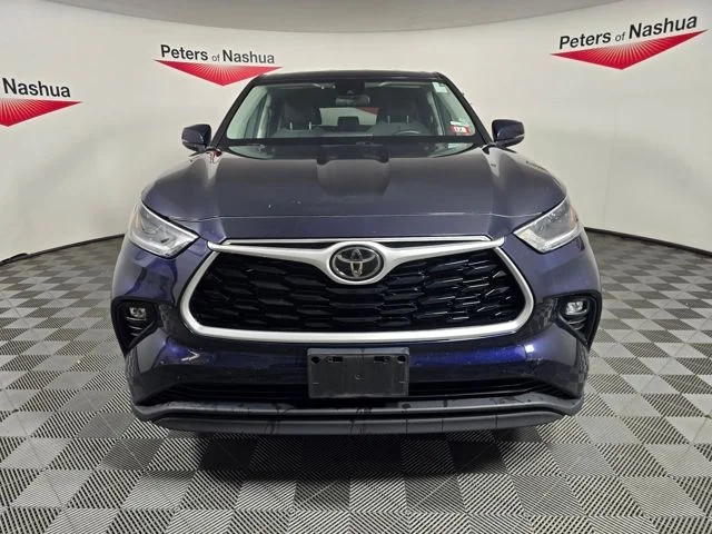 Used 2021 Blue Toyota LE image 2