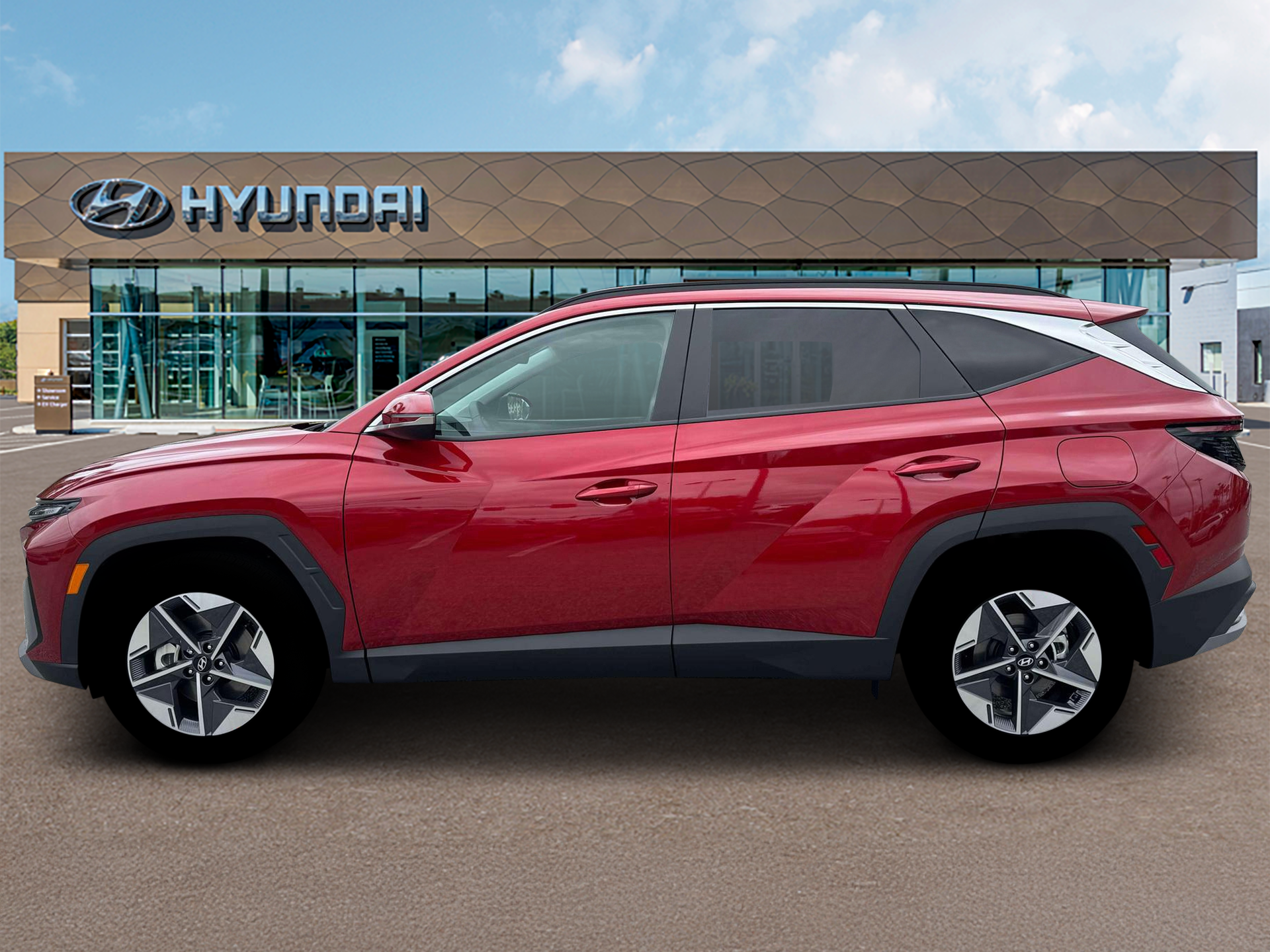 New 2026 Ultimate Red Hyundai SEL Premium FWD image 3