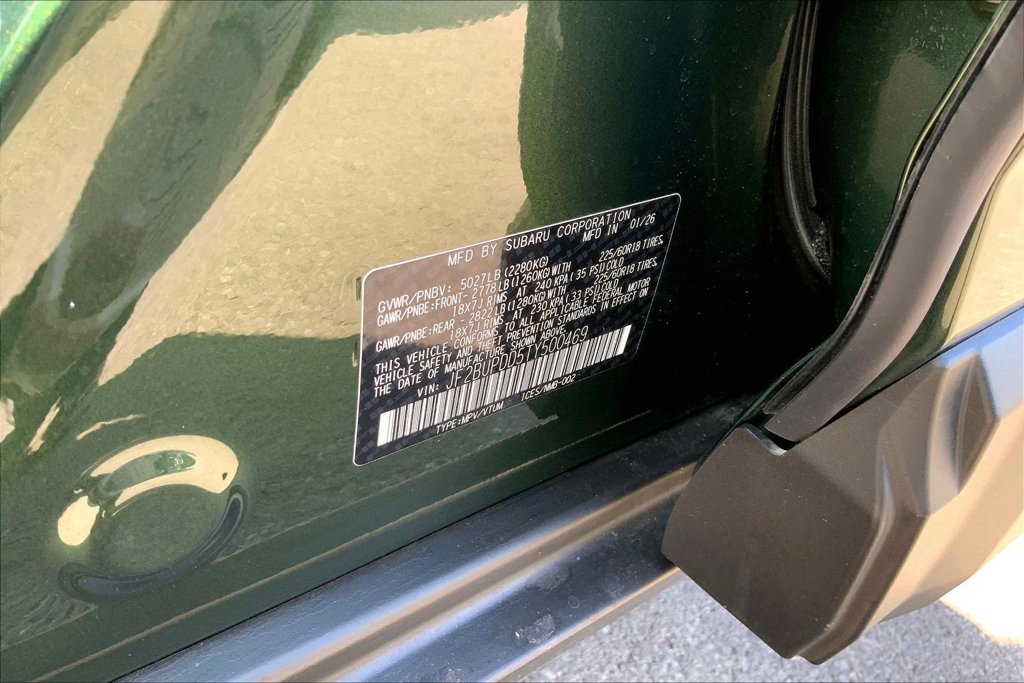 Certified Used 2026 Green Subaru Limited image 19