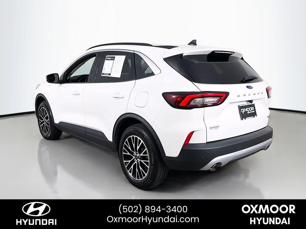 Used 2024 Star White Metallic Tri-Coat Ford PHEV image 5