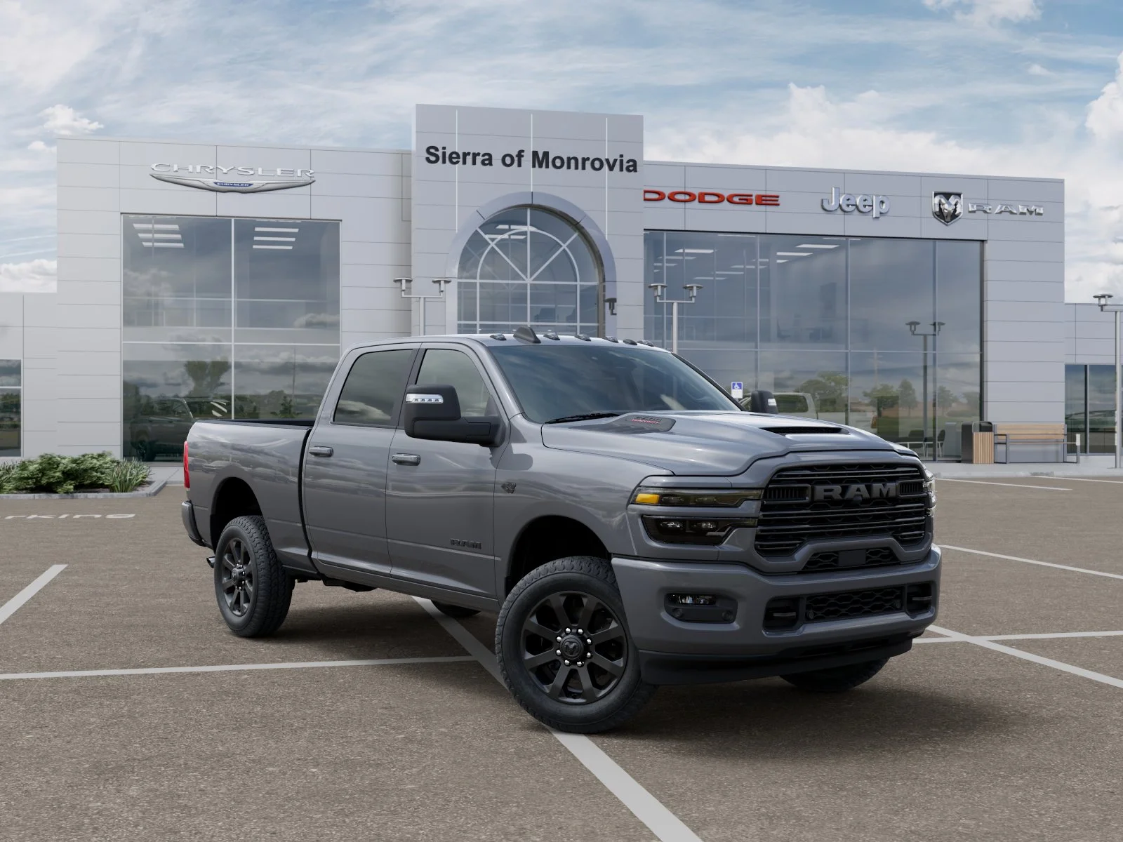 New 2027 Ceramic Gray Clearcoat RAM Laramie image 31