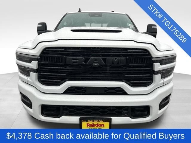 New 2026 Bright White Clear-Coat Exterior Paint RAM Laramie image 2