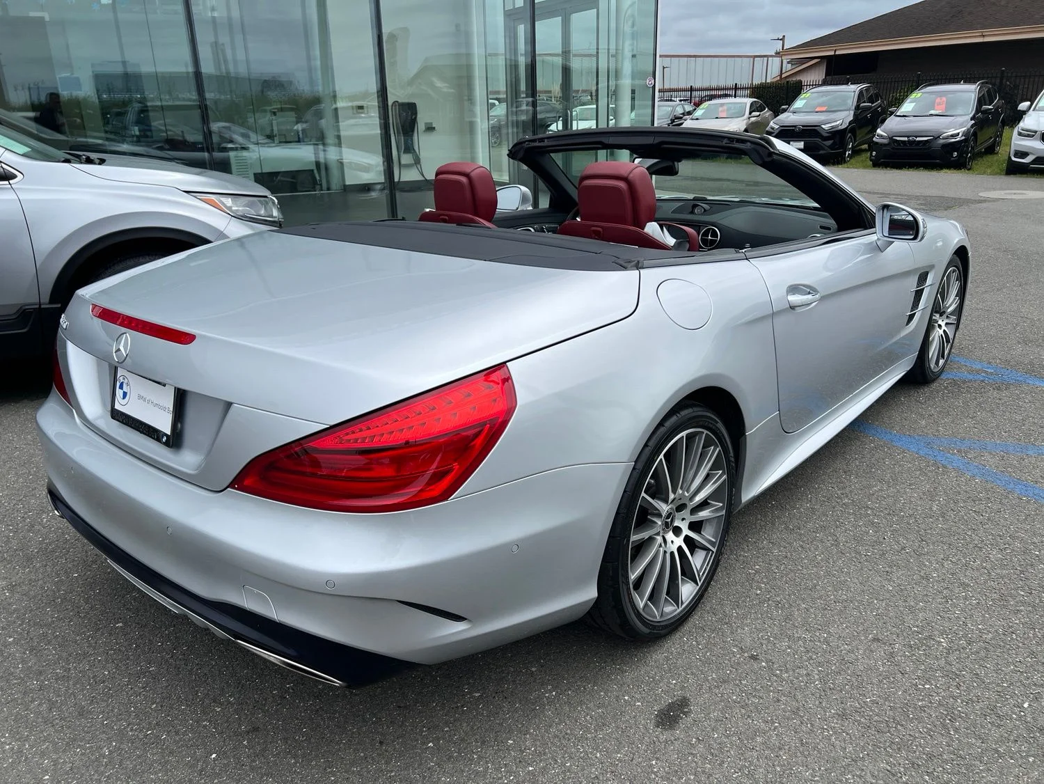 Used 2019 Silver Mercedes-Benz SL 550 image 5