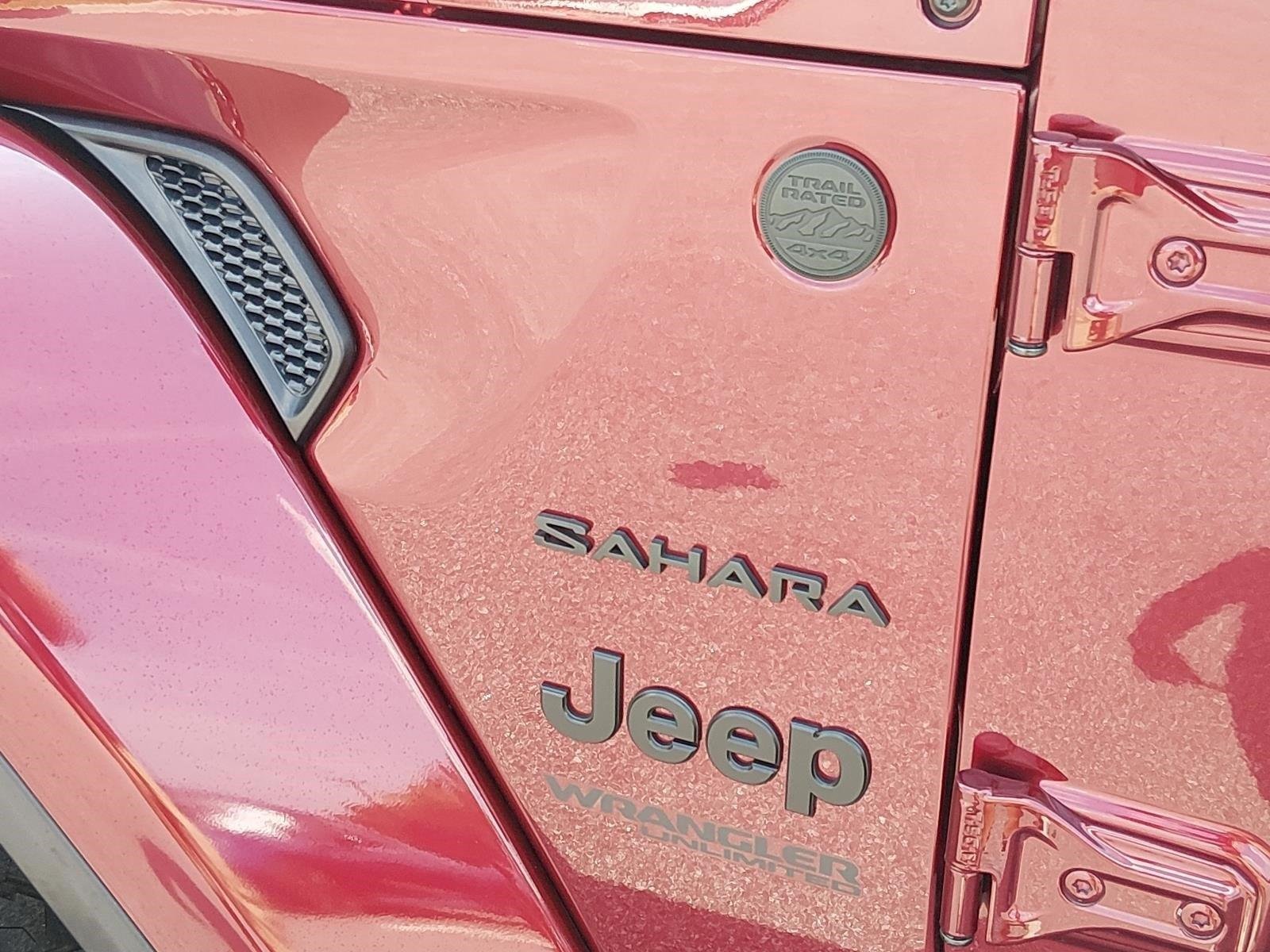 Used 2022 Snazzberry Pearlcoat Jeep Unlimited Sahara image 23