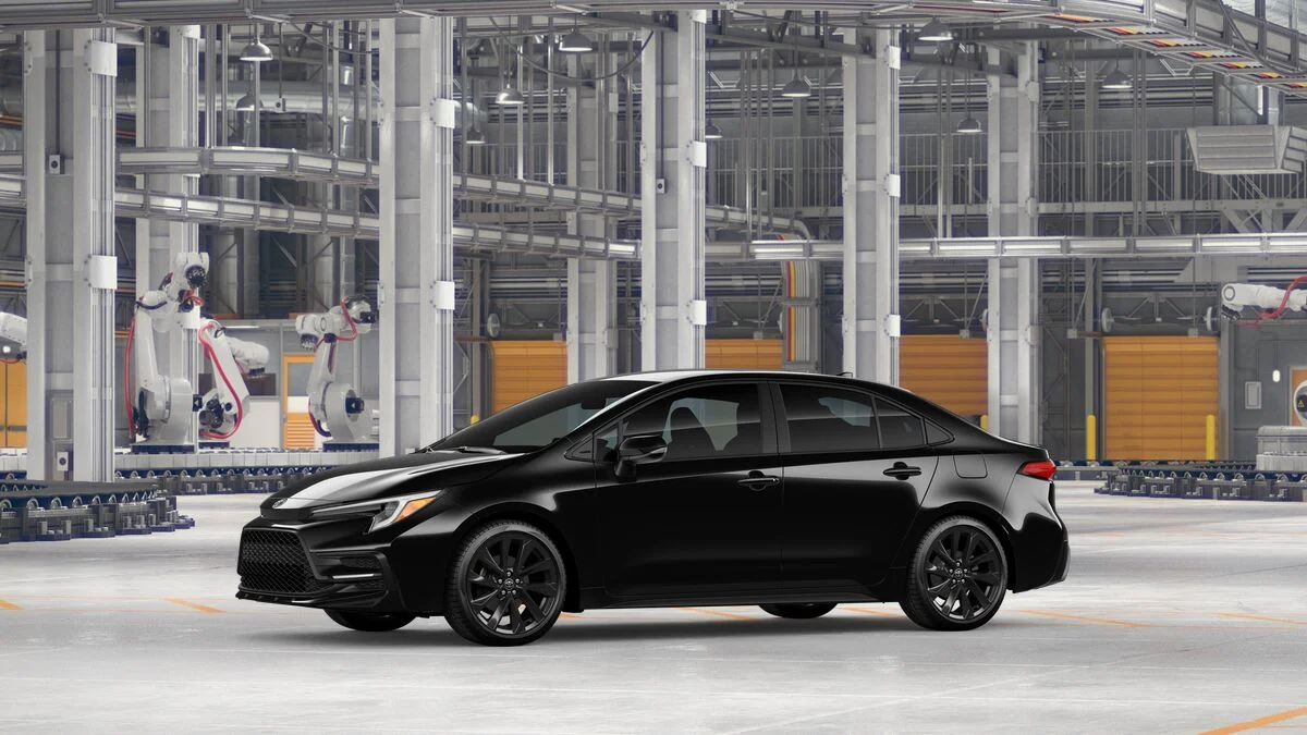 New 2026 Midnight Black Metallic Toyota SE image 3