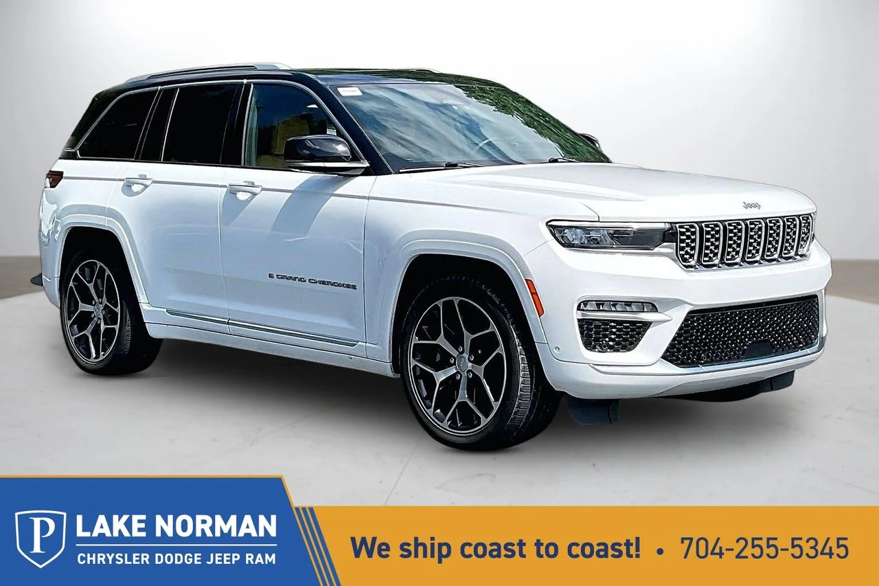Certified Used 2022 White Jeep Summit Reserve image 1