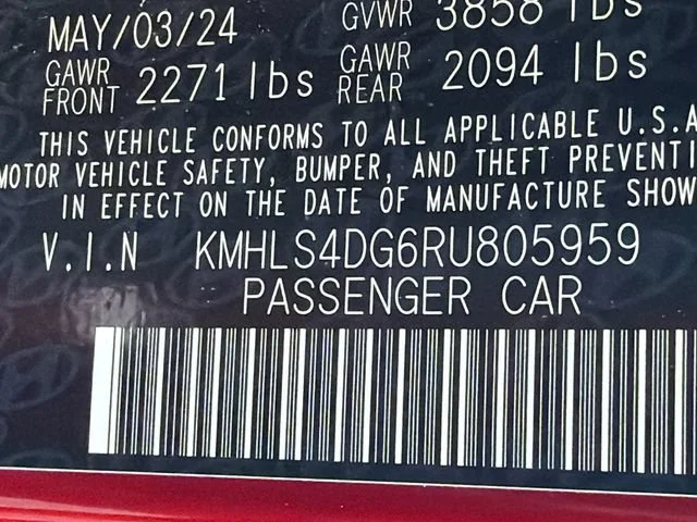 Used 2024 Red Hyundai SEL image 33