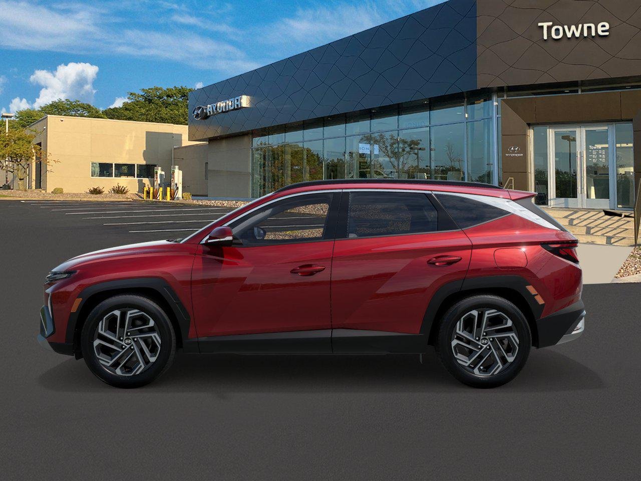 New 2026 Red Hyundai SEL Plus AWD image 3