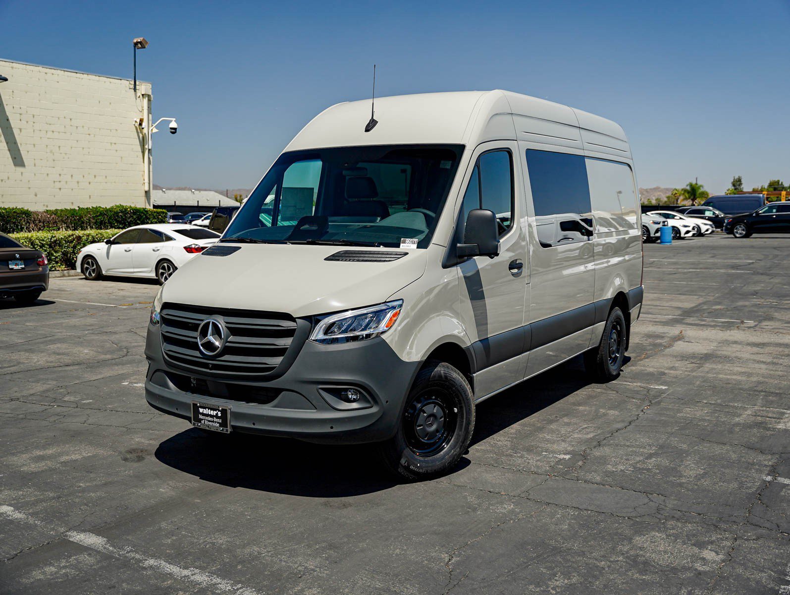 New 2026 Stone Gray Mercedes-Benz 2500 Standard Roof I4 Diesel HO 144 RWD image 1