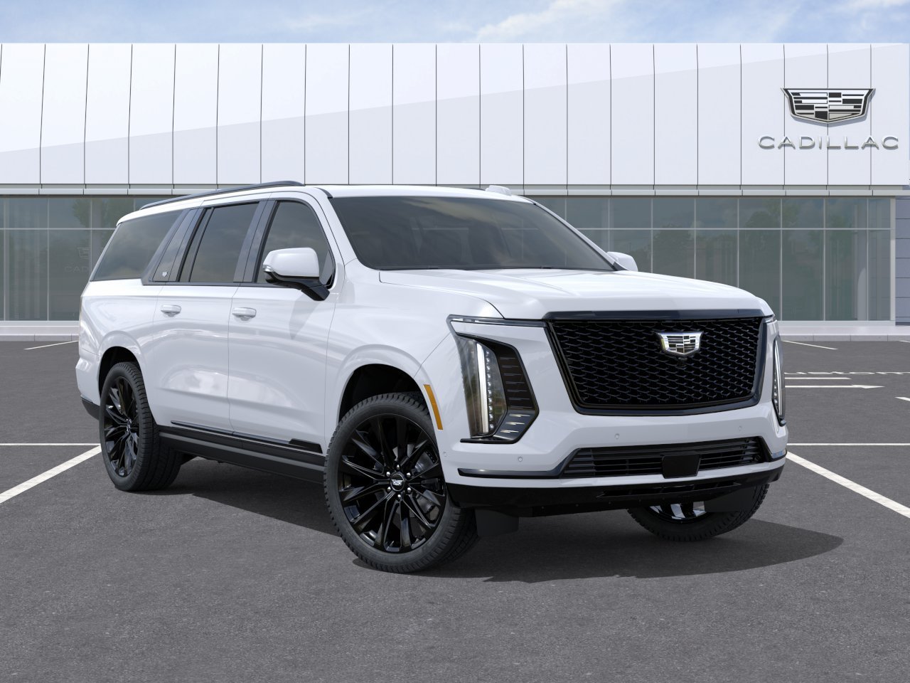 New 2026 Vibrant White Tricoat Cadillac Platinum Sport image 7