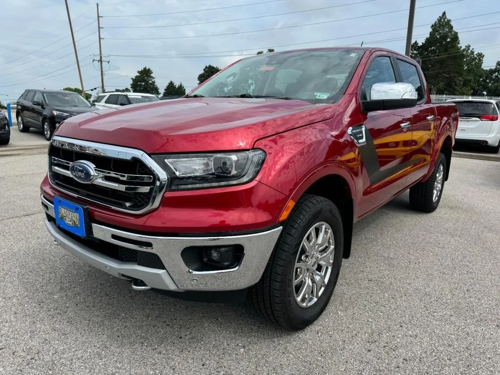 Used 2020 Rapid Red Metallic Tinted Clearcoat Ford Lariat image 8