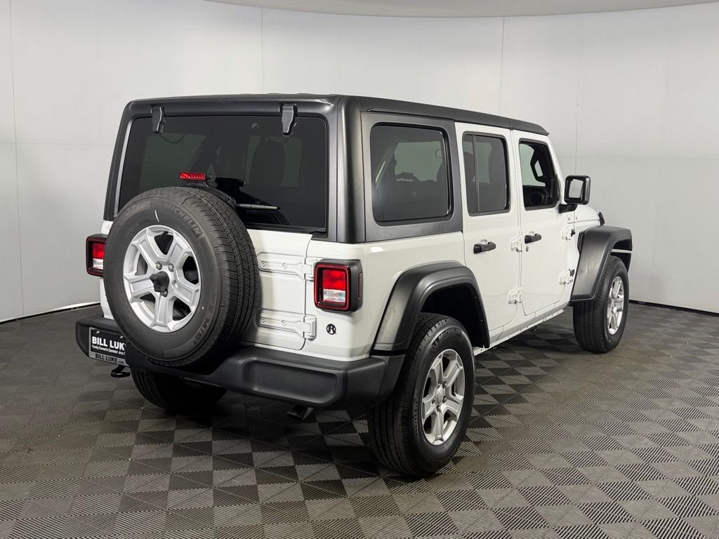 Used 2022 White Jeep Unlimited Sport S image 5