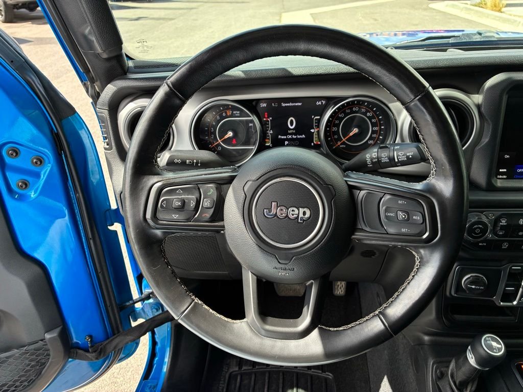 Used 2021 Blue Jeep Unlimited Sport S image 15