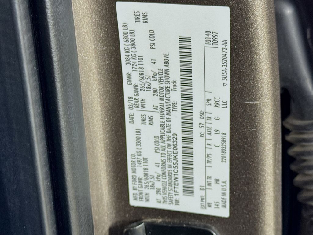 Used 2018 Stone Gray Ford Lariat image 43