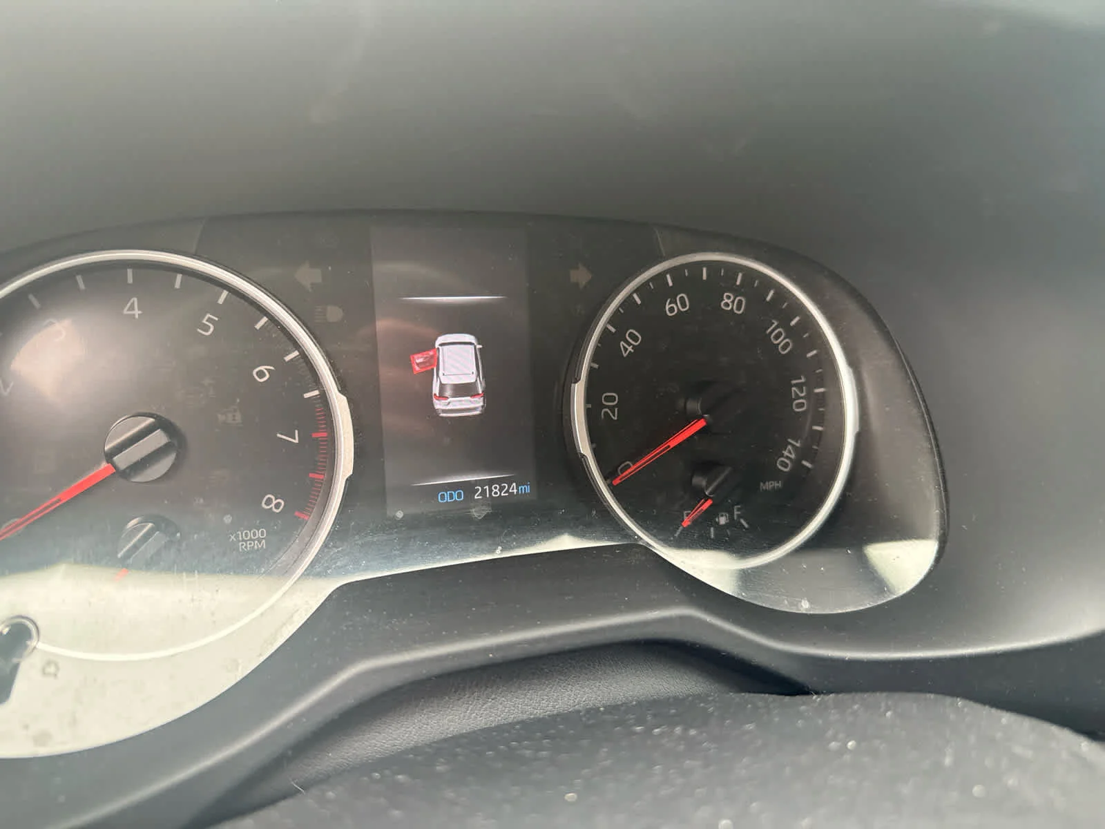 Used 2021 Super White Toyota LE image 8