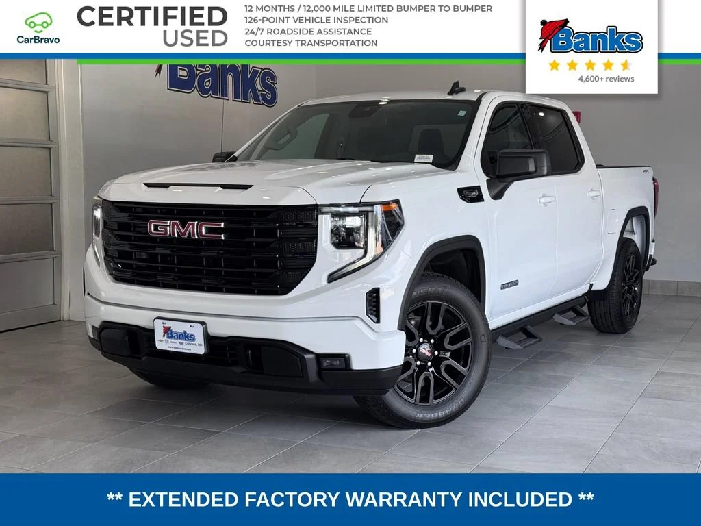 Used 2024 Summit White GMC Elevation image 1