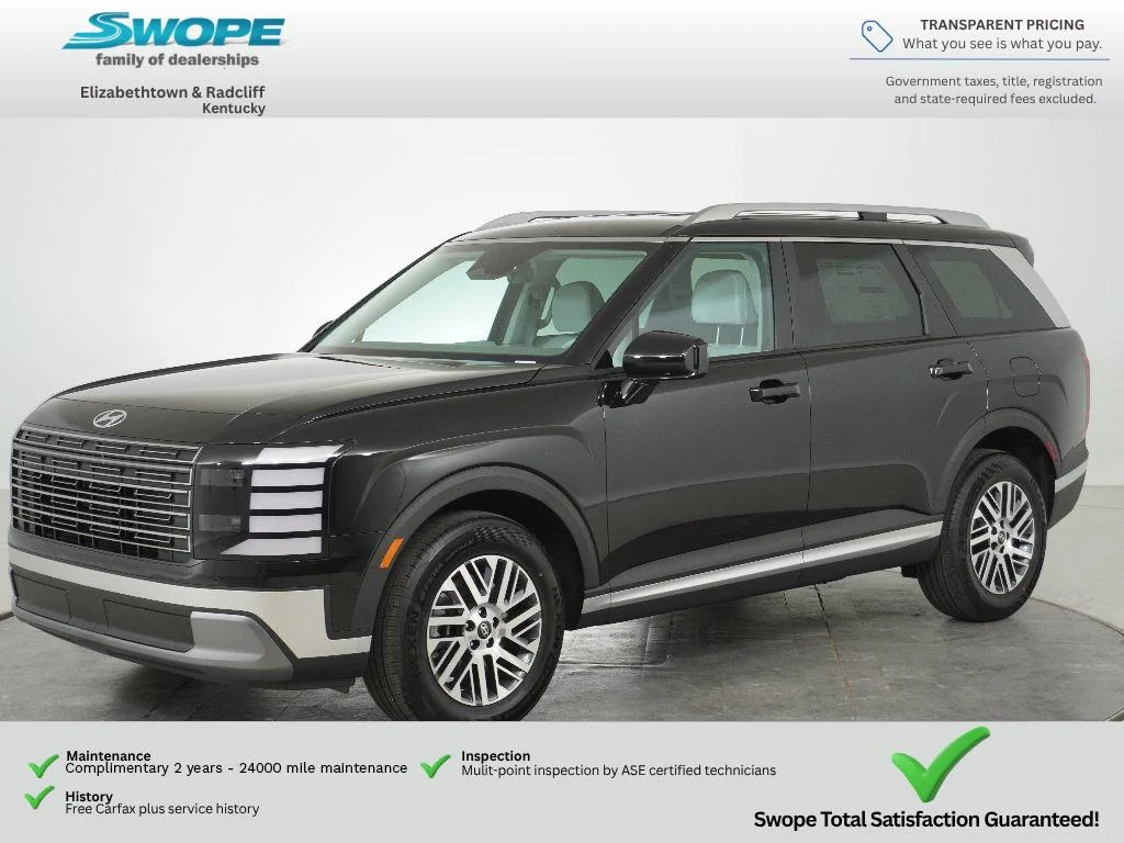 New 2026 Abyss Black Pearl Hyundai SEL 7P image 7
