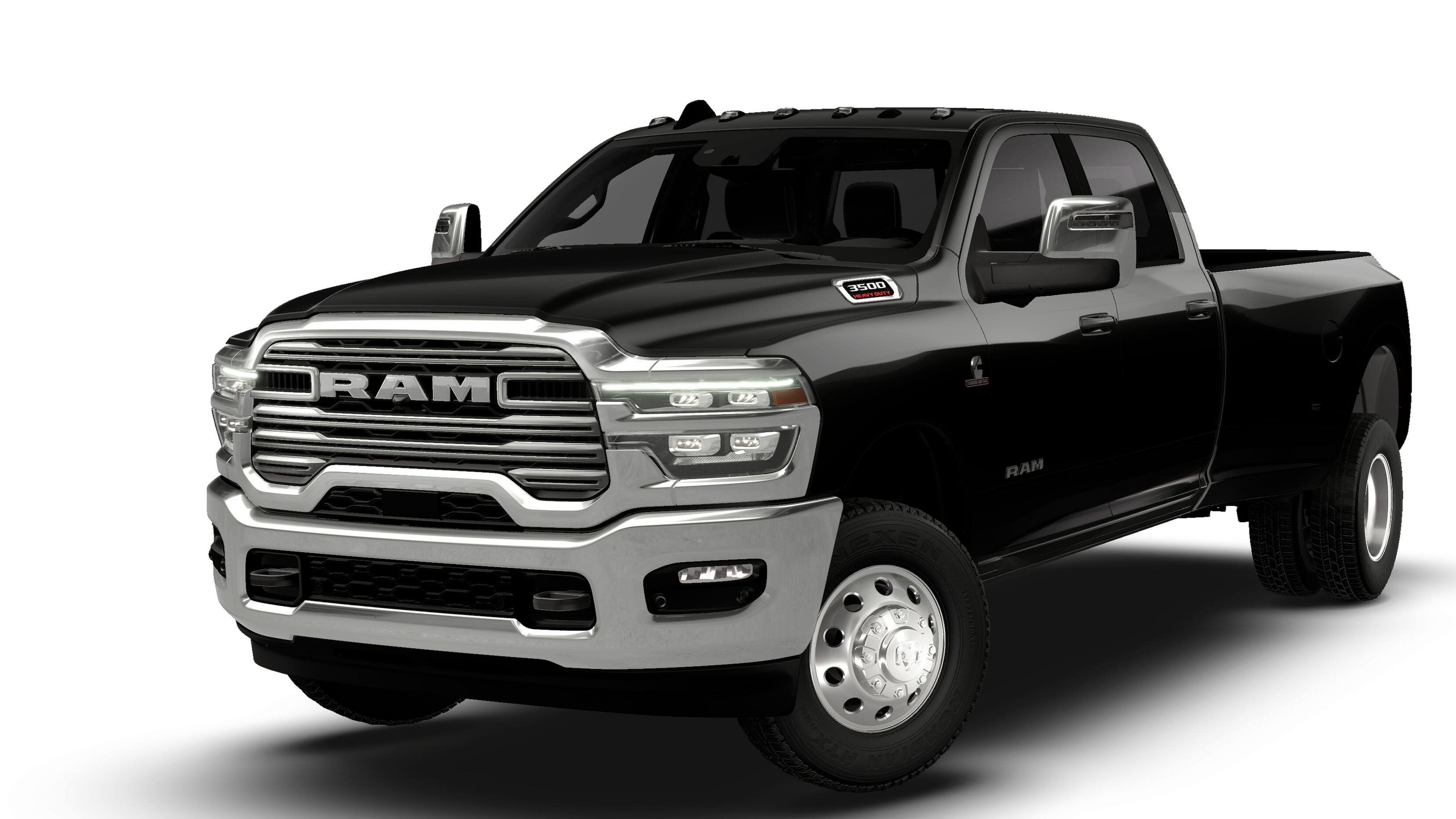 New 2026 Diamond Black Crystal Pearl-Coat Exterior Paint RAM LARAMIE image 1