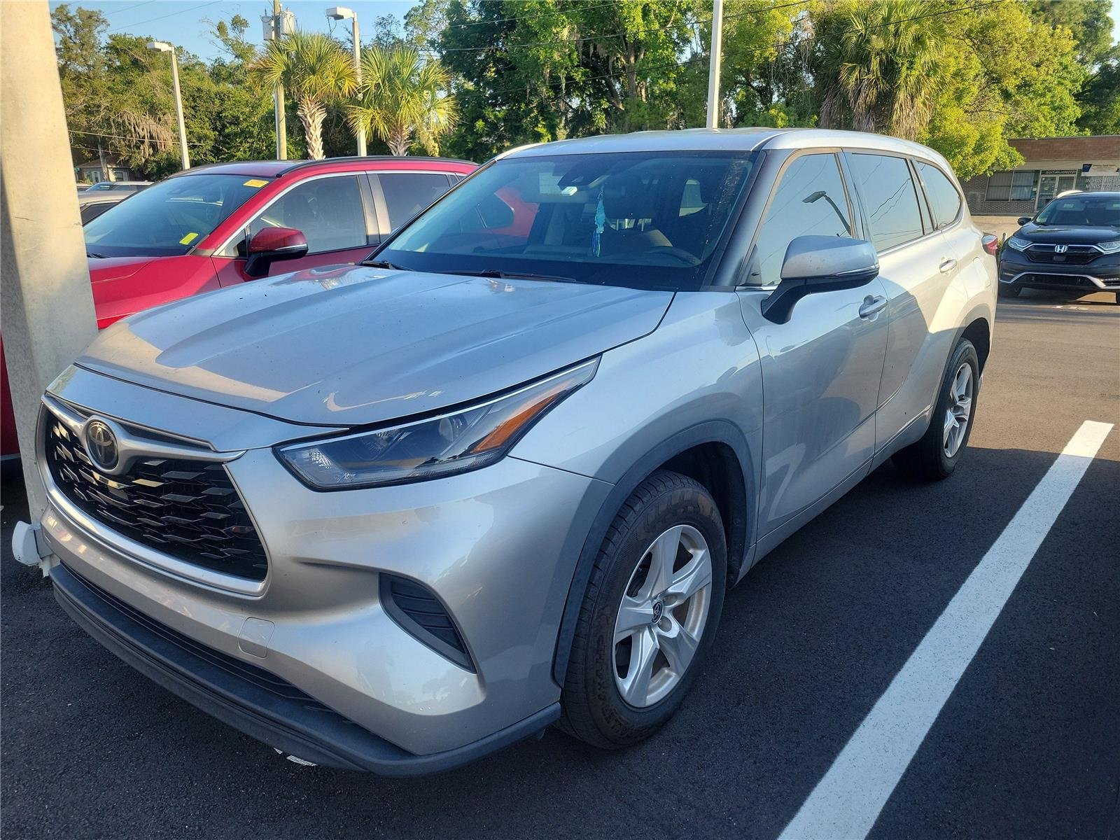 Used 2021 Celestial Silver Metallic Toyota L image 1