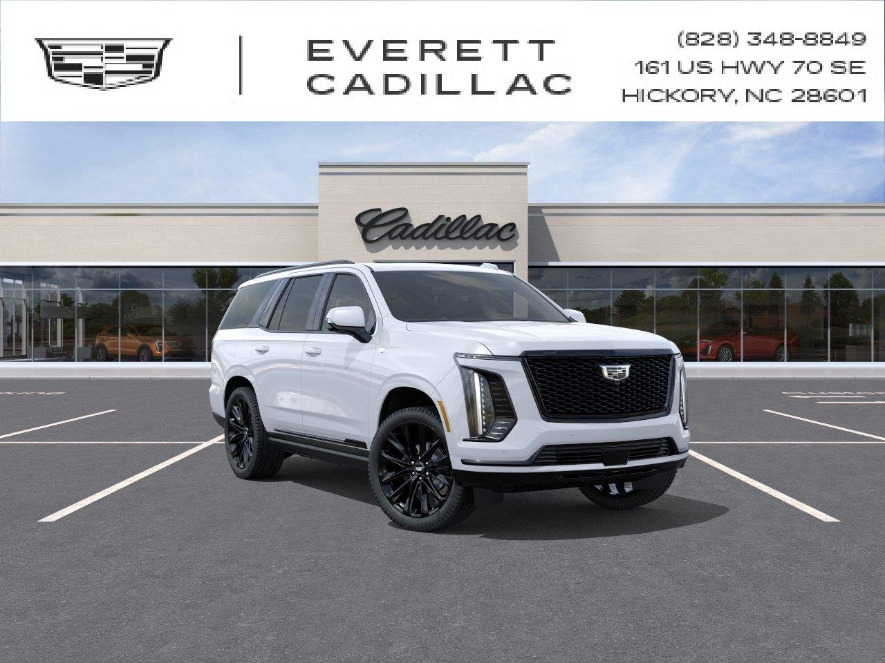 Vibrant White Tricoat 2026 Cadillac Escalade SUV / Crossover Four-Wheel Drive 