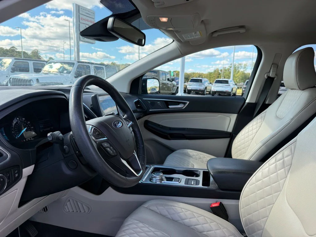 Used 2024 Blue Ford Titanium image 4