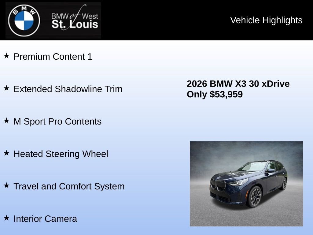 Used 2026 Blue BMW 30 xDrive image 29
