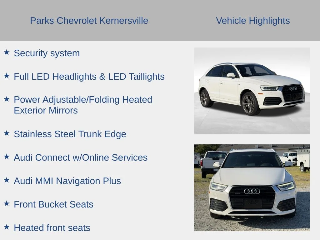 Used 2018 White Audi 2.0T Premium Plus image 16