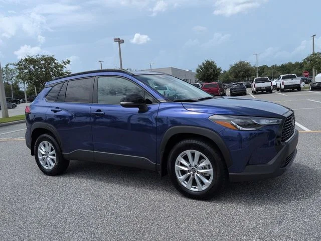 Certified Used 2025 Blue Toyota LE image 1